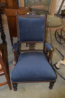 Lot 388 - Late Victorian armchair