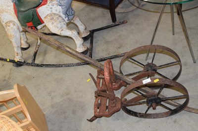 Lot 391 - A push hoe, for repair