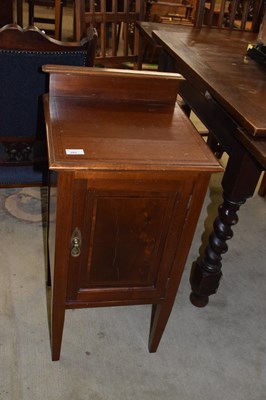 Lot 393 - Edwardian bedside cabinet