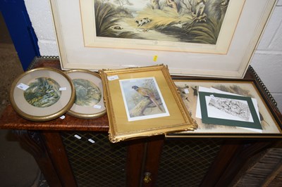 Lot 396 - Archibald Thorburn, small coloured print of a...