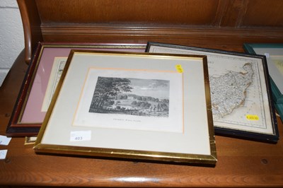 Lot 403 - An engraving of Felbrigg Hall together with...