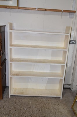 Lot 413 - A white painted bookcase