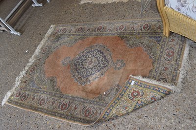 Lot 414 - A 20th Century Turkish rug with large central...