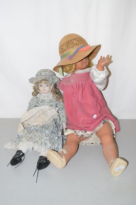 Lot 527 - Two vintage dolls