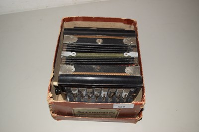 Lot 528 - A vintage accordion