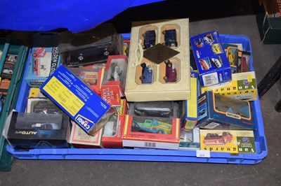 Lot 609 - Box of various Corgi, Matchbox and other toy...
