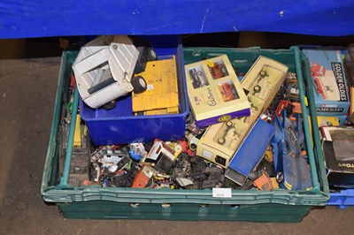 Lot 610 - Box of various play worn toy vehicles