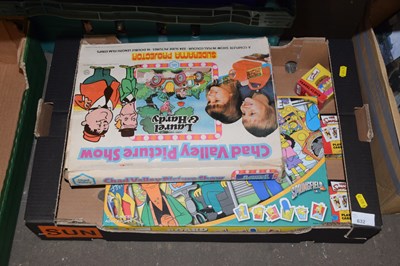 Lot 632 - Simpsons board game, Chad Valley picture show etc
