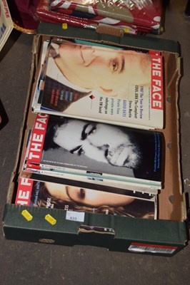 Lot 635 - One box of The Face magazines