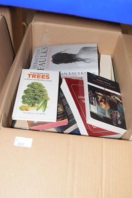 Lot 637 - One box of assorted books