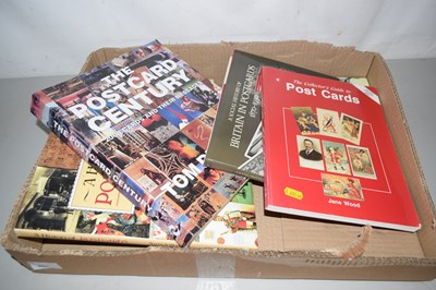 Lot 651 - One box of postcard collecting books