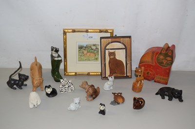 Lot 656 - Mixed Lot: Various assorted cat models,...