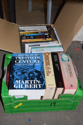 Lot 674 - Two boxes of mixed books