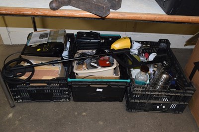 Lot 704 - Three boxes of various house clearance items...