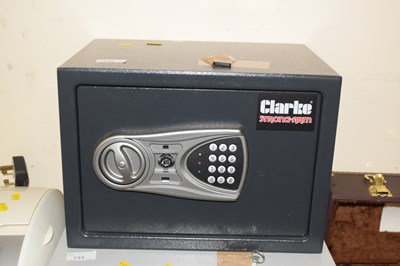 Lot 732 - Clarke combination wall safe