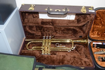 Lot 735 - Brass trumpet by Elkhart