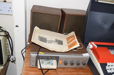 Lot 743 - Three piece eight track stereo player by...