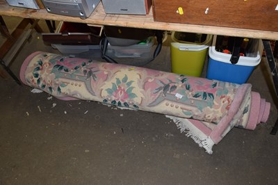Lot 757A - A Chinese patterned rug