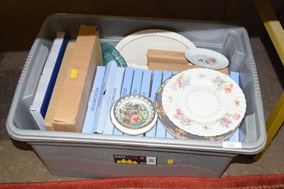 Lot 765 - One box of various collectors plates etc