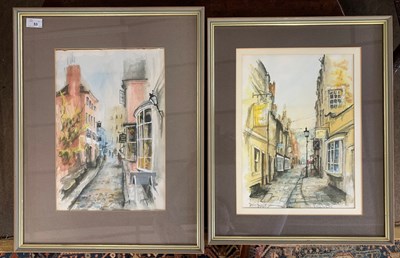 Lot 53 - Ben Maile (Cornish, 1922-2017), Pair of street...
