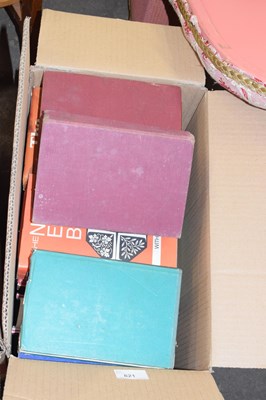Lot 821 - A box of assorted books