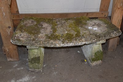 Lot 831 - Concrete garden bench