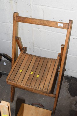 Lot 836 - A folding chair