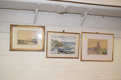 Lot 838 - Stephen John Bachelder study of a Wherry scene...