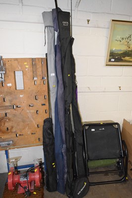 Lot 844 - A group of various fishing rods