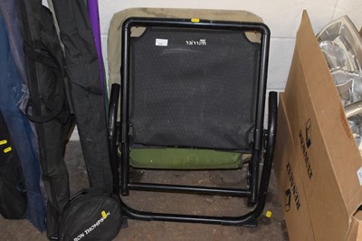 Lot 845 - Two folding fishing chairs