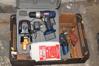 Lot 854 - Box of assorted tools
