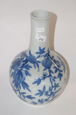 Lot 212 - A Chinese vase of globular form with blue and...