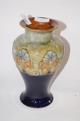 Lot 237 - A Royal Doulton vase of baluster form with...