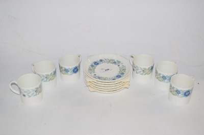 Lot 248 - A boxed Wedgwood coffee set in the Clementine...