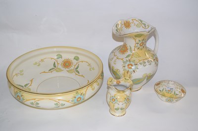 Lot 252 - An early 20th Century wash stand set by...