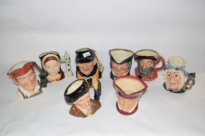Lot 259 - A collection of large Royal Doulton character...