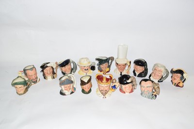 Lot 271 - A collection of small Royal Doulton character...