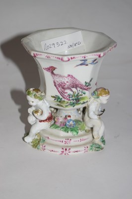 Lot 280 - An 18th Century Bow porcelain vase painted...
