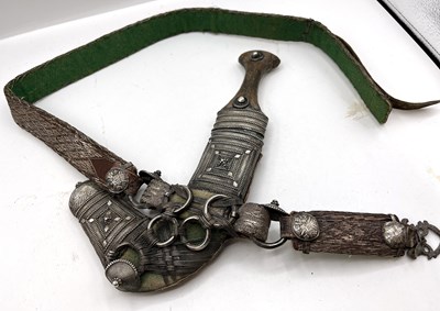 Lot 338 - An Omani Khanjah dagger, late 19th/20th...