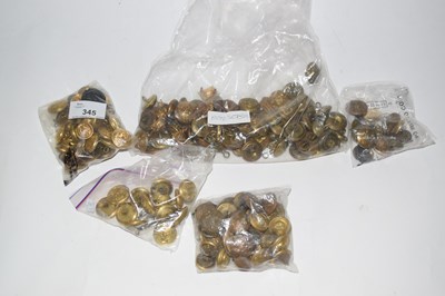 Lot 345 - An extensive collection of military brass...
