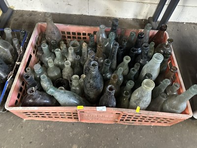 Lot 740A - Vintage glass bottles