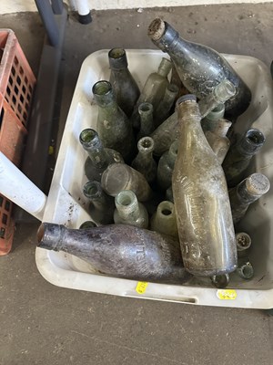 Lot 740B - Vintage glass bottles