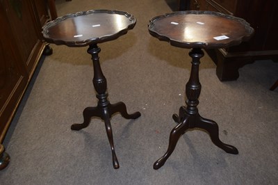 Lot 468 - A pair of Georgian Revival mahogany wine...