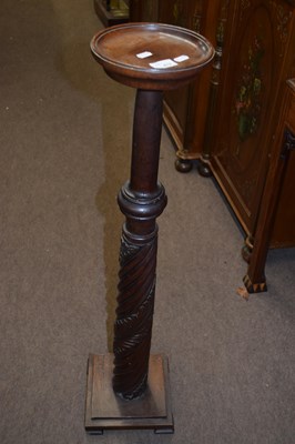 Lot 472 - A mahogany jardiniere stand likely formed from...