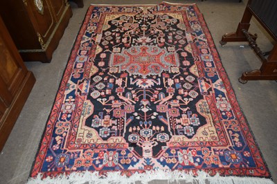 Lot 494 - 20th Century Hamadan rug decorated with large...