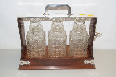 Lot 5 - A 20th Century hardwood and silver plated...