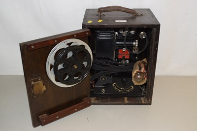 Lot 6 - Vintage Pathescope projector in wooden case