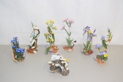 Lot 22 - Boehm group of porcelain flowers