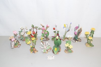 Lot 26 - Quantity of Boehm porcelain flowers
