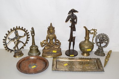 Lot 41 - Mixed Lot: Various reproduction brass deities,...